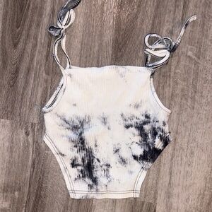 Stylish Tie-Dye Tank Top